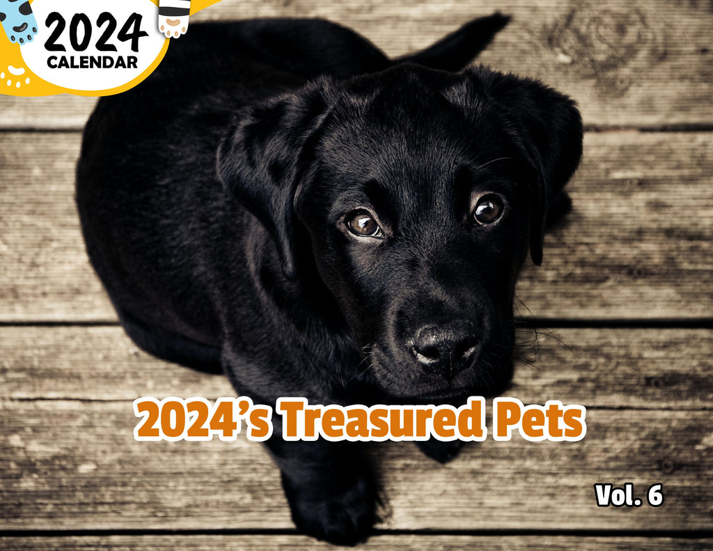 2024's Treasured Pets Volume Six: 2024 Wall Calendar (Published)