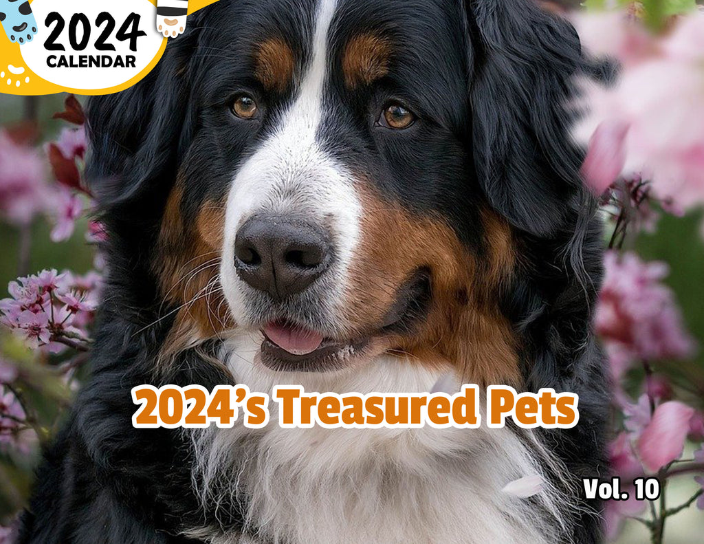 2024's Treasured Pets Volume Ten: 2024 Wall Calendar (Published)