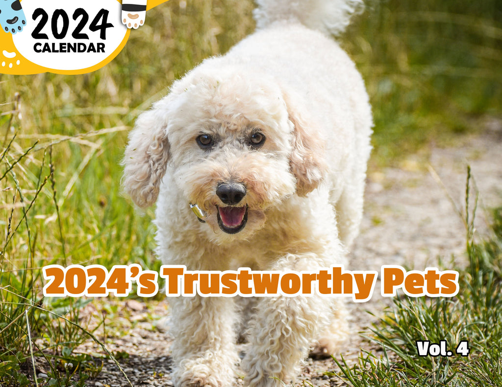 2024's Trustworthy Pets Volume Four: 2024 Wall Calendar (Published)