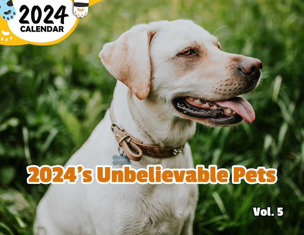 2024's Unbelievable Pets Volume Five: 2024 Wall Calendar (Published)