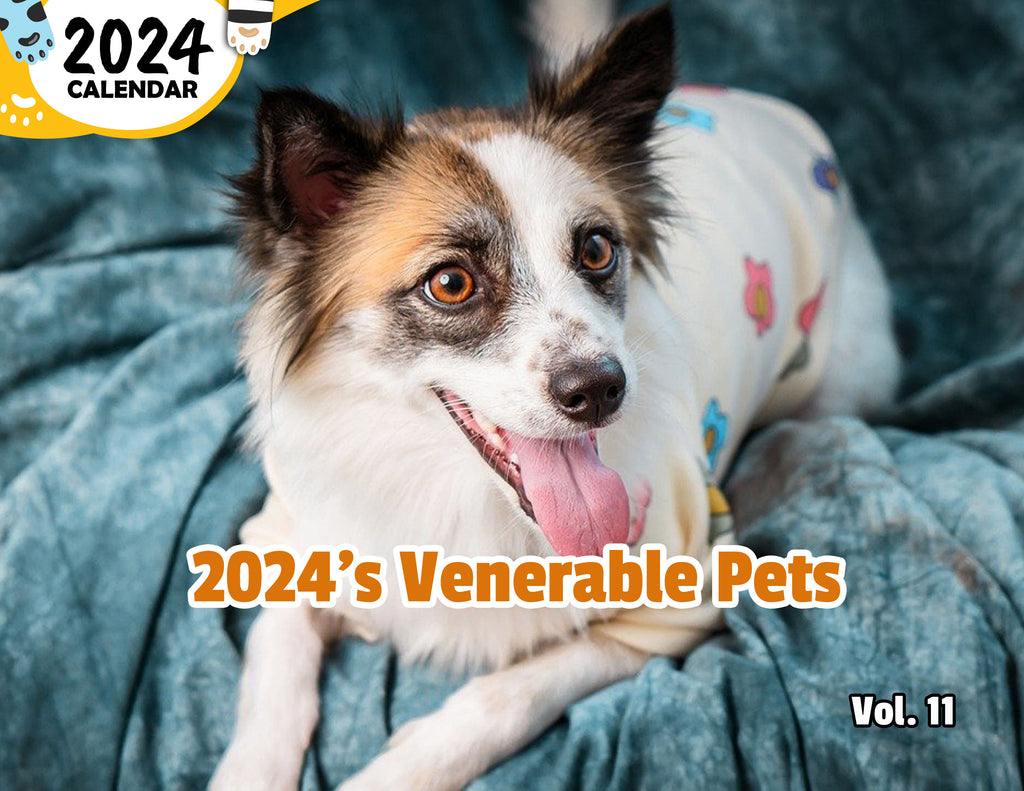 2024's Venerable Pets Volume Eleven: 2024 Wall Calendar (Published)