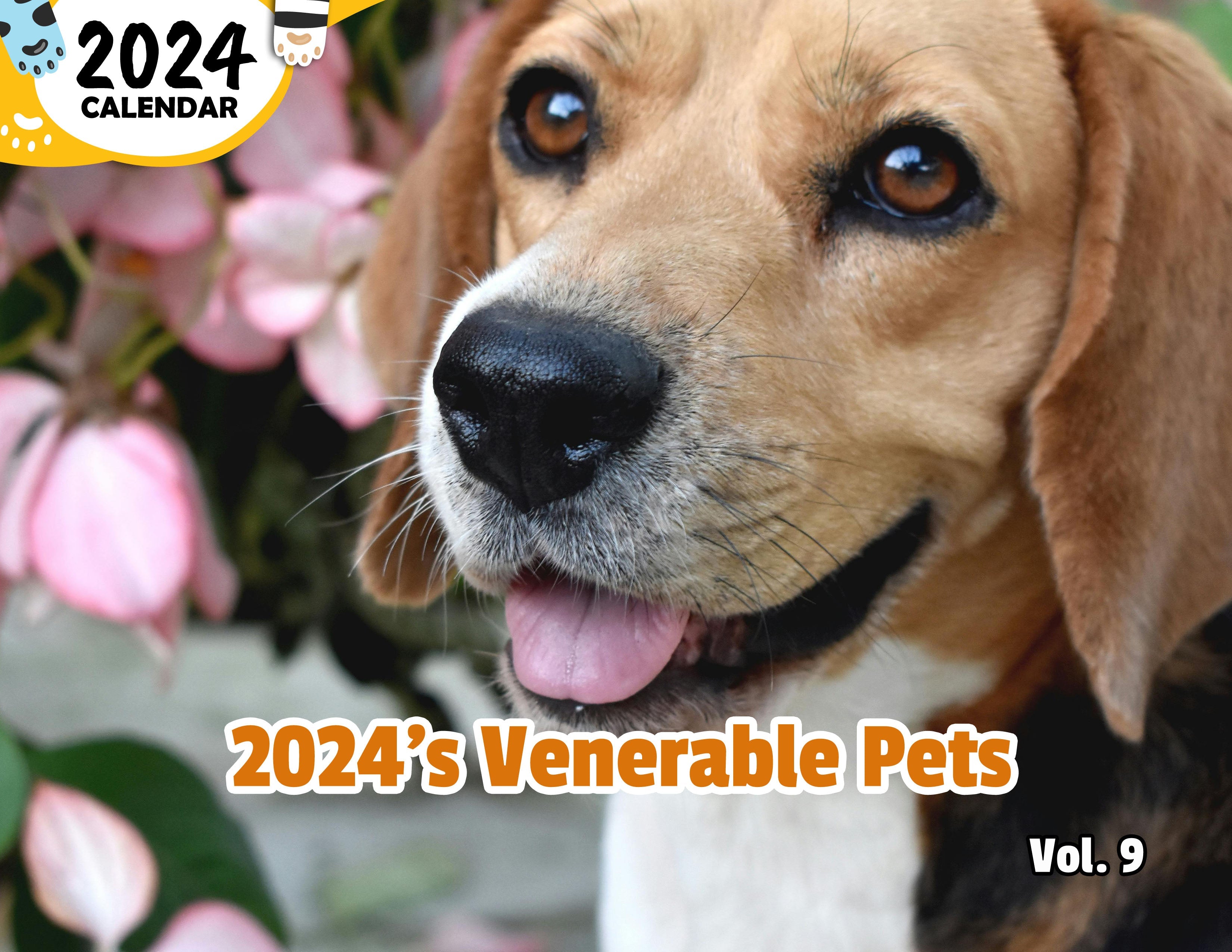 2024's Venerable Pets Volume Nine: 2024 Wall Calendar (Published)