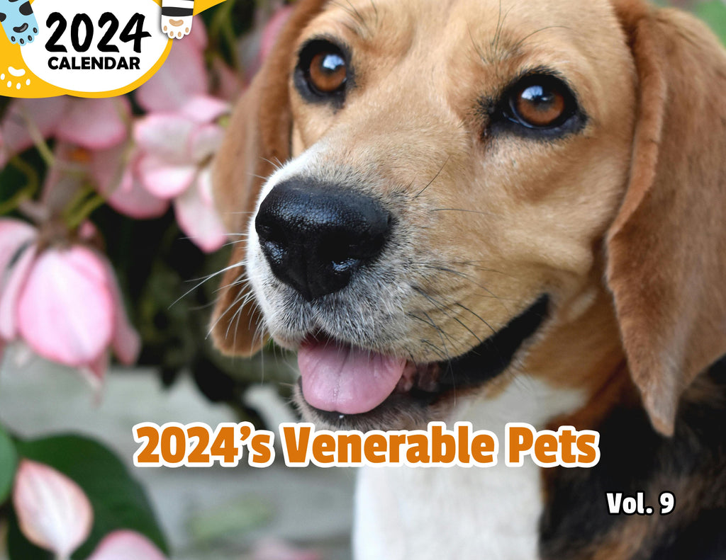 2024's Venerable Pets Volume Nine: 2024 Wall Calendar (Published)