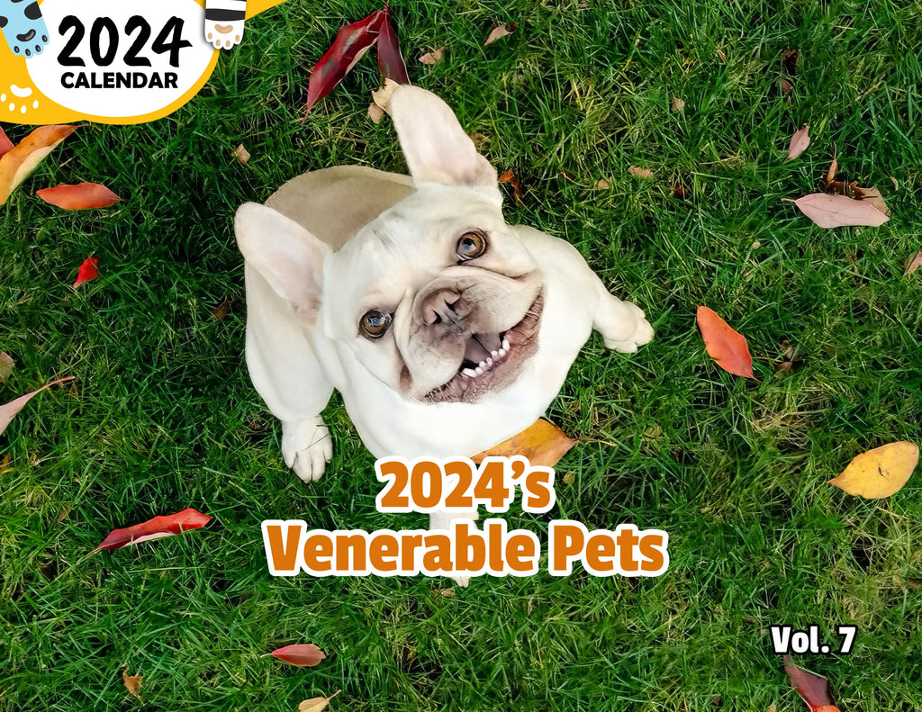 2024's Venerable Pets Volume Seven: 2024 Wall Calendar (Published)