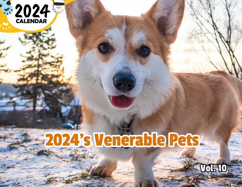2024's Venerable Pets Volume Ten: 2024 Wall Calendar (Published)