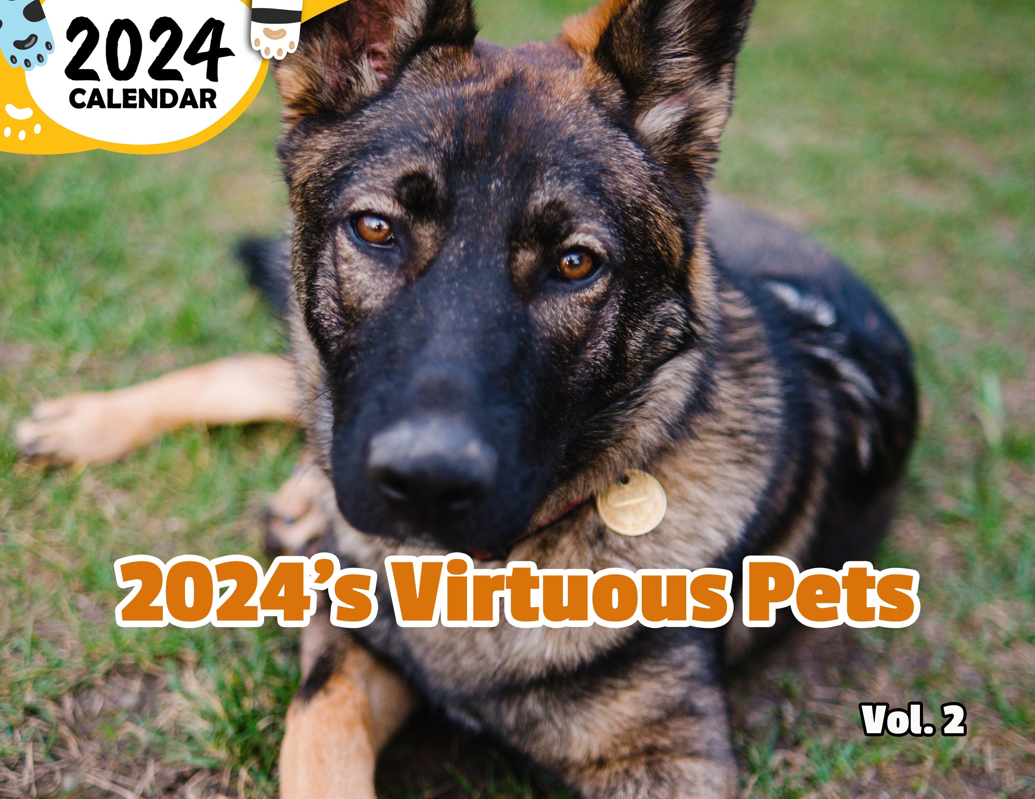 2024's Virtuous Pets Volume Two: 2024 Wall Calendar (Published)