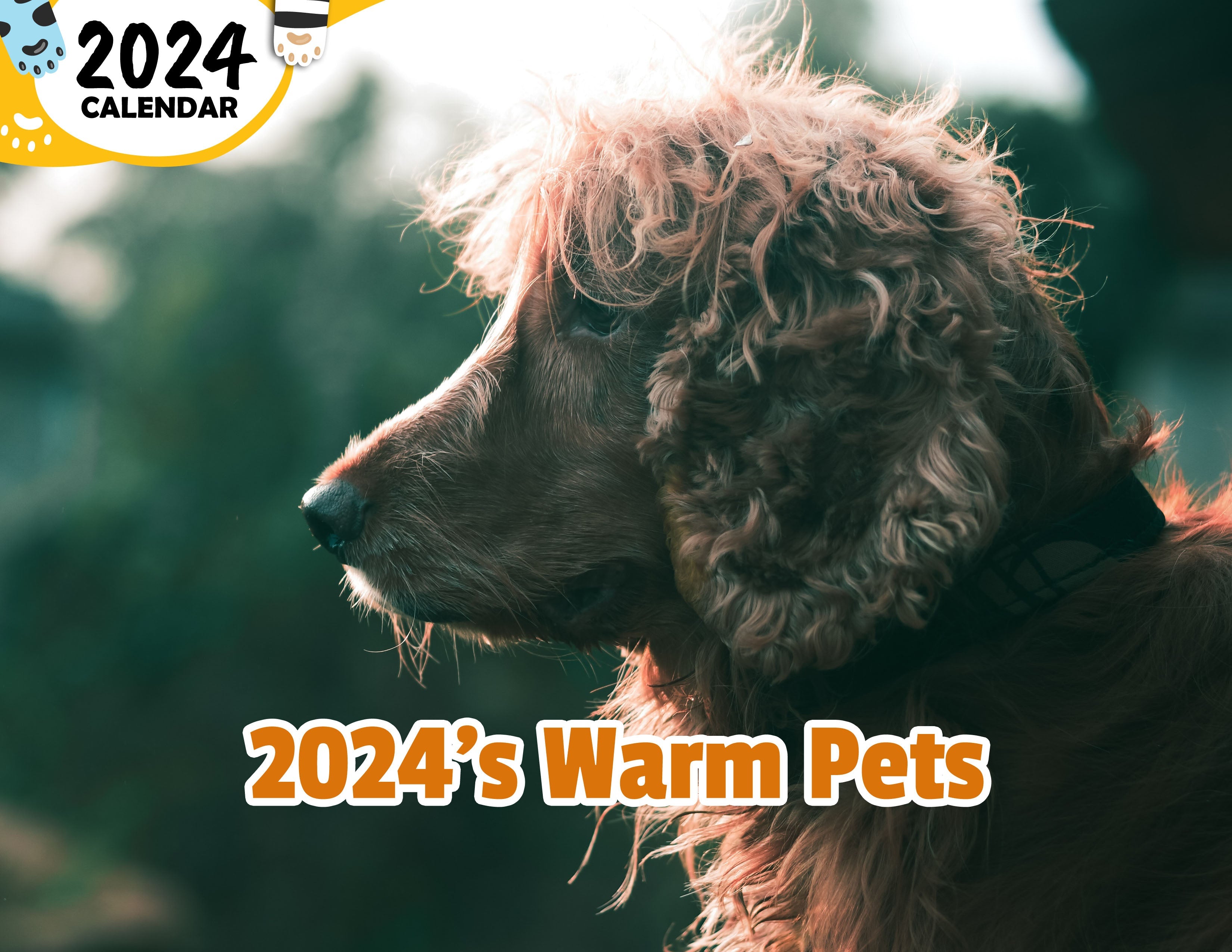2024's Warm Pets: 2024 Wall Calendar (Published)