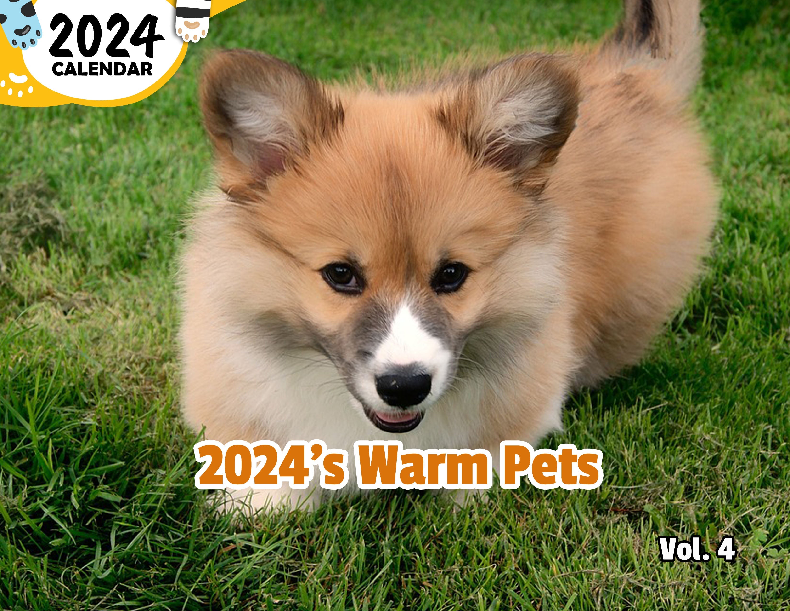 2024's Warm Pets Volume Four: 2024 Wall Calendar (Published)