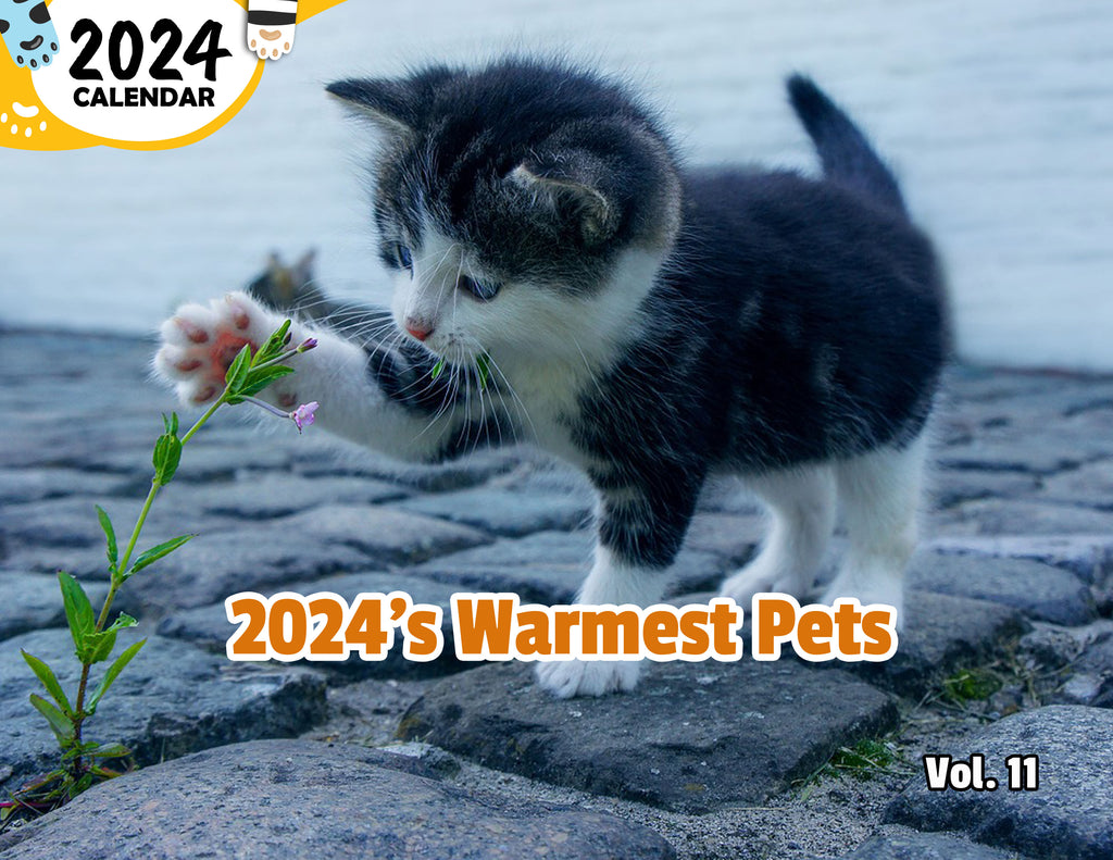 2024's Warmest Pets Volume Eleven: 2024 Wall Calendar (Published)