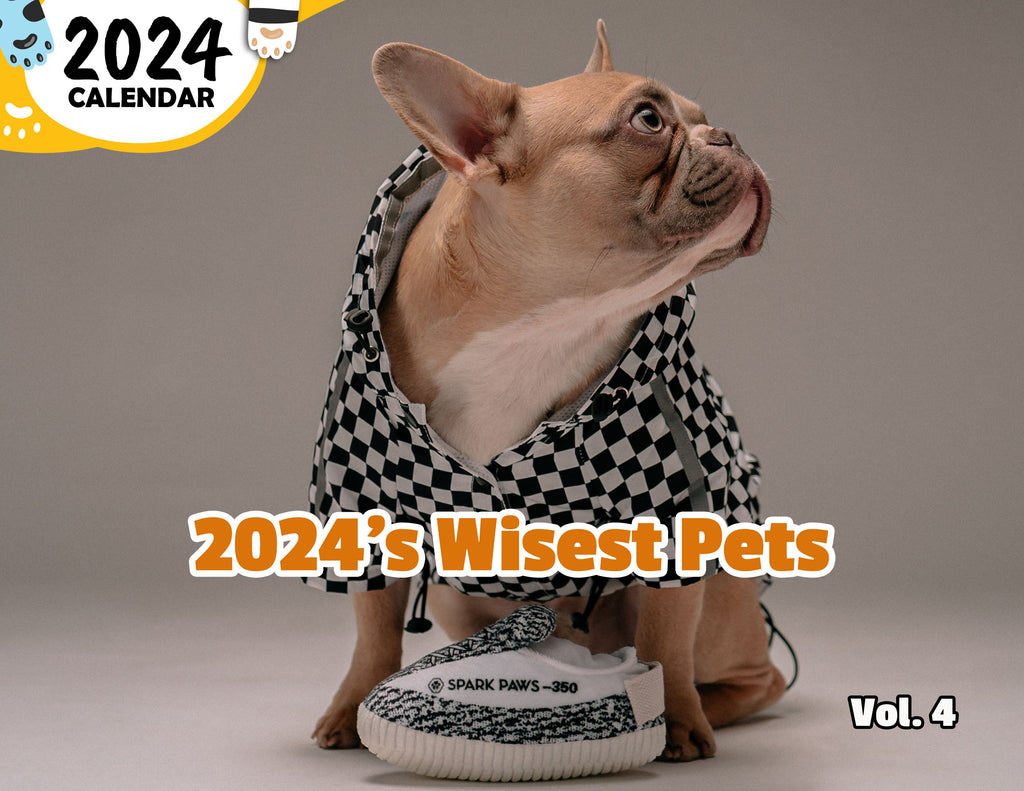 2024's Wisest Pets Volume Four: 2024 Wall Calendar (Published)
