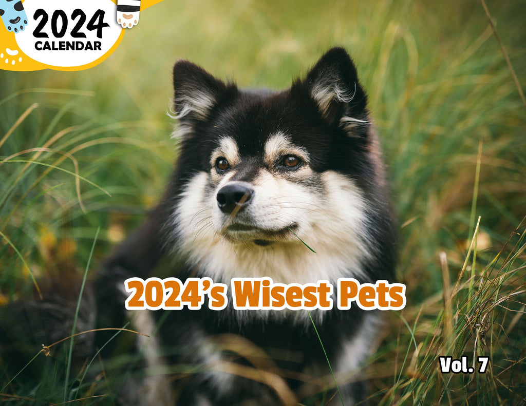 2024's Wisest Pets Volume Seven: 2024 Wall Calendar (Published)