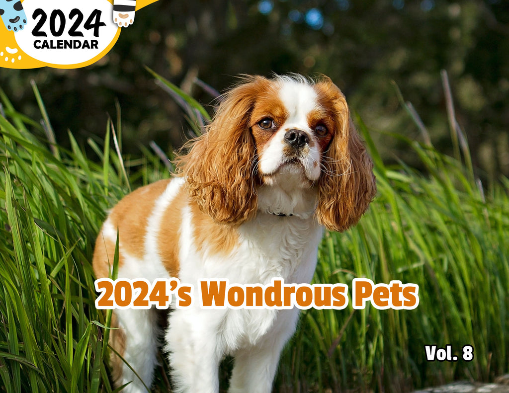 2024's Wondrous Pets Volume Eight: 2024 Wall Calendar (Published)