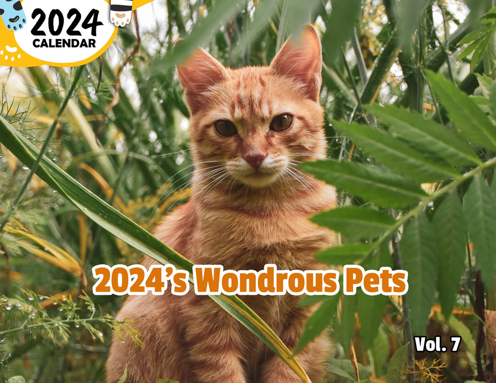 2024's Wondrous Pets Volume Seven: 2024 Wall Calendar (Published)