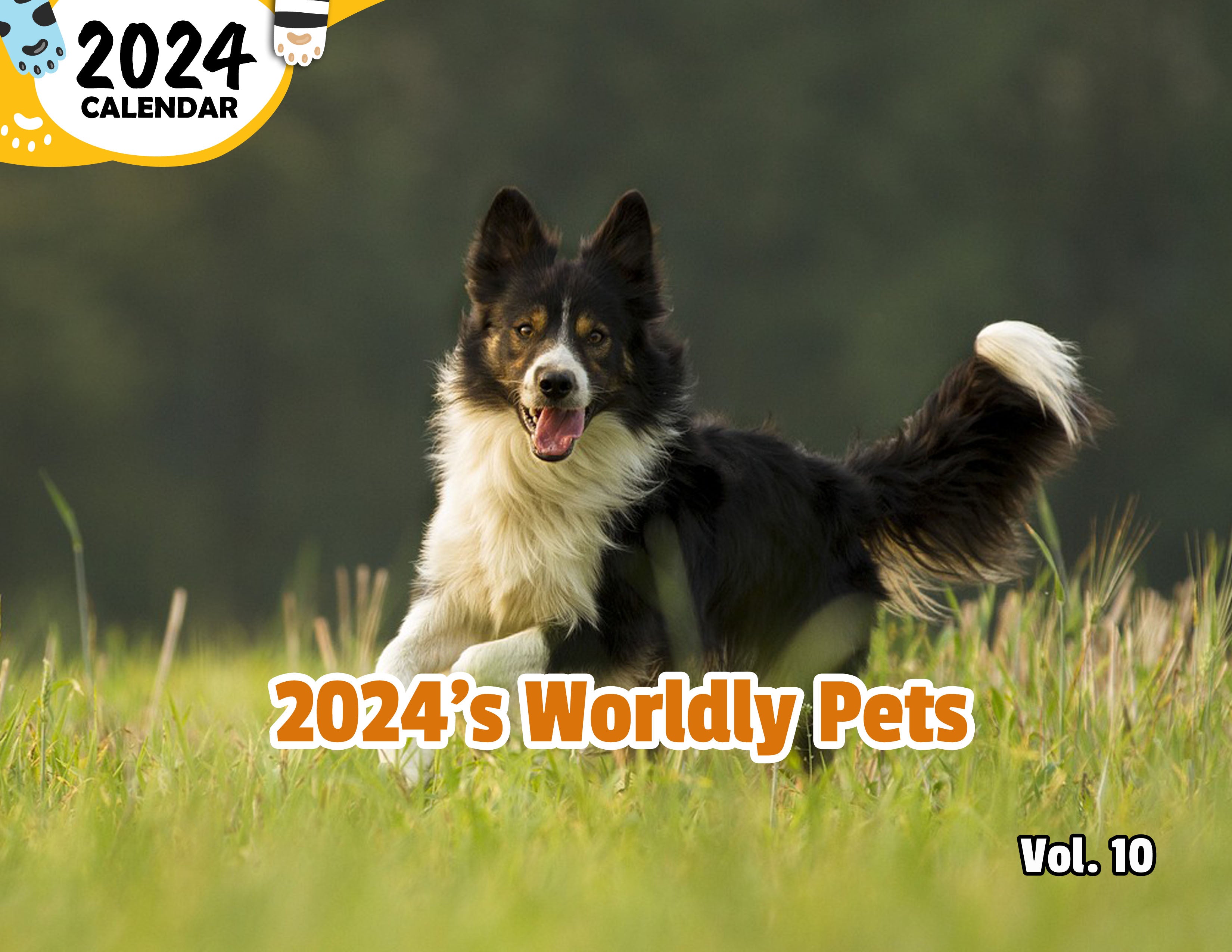 2024's Worldly Pets Volume Ten: 2024 Wall Calendar (Published)