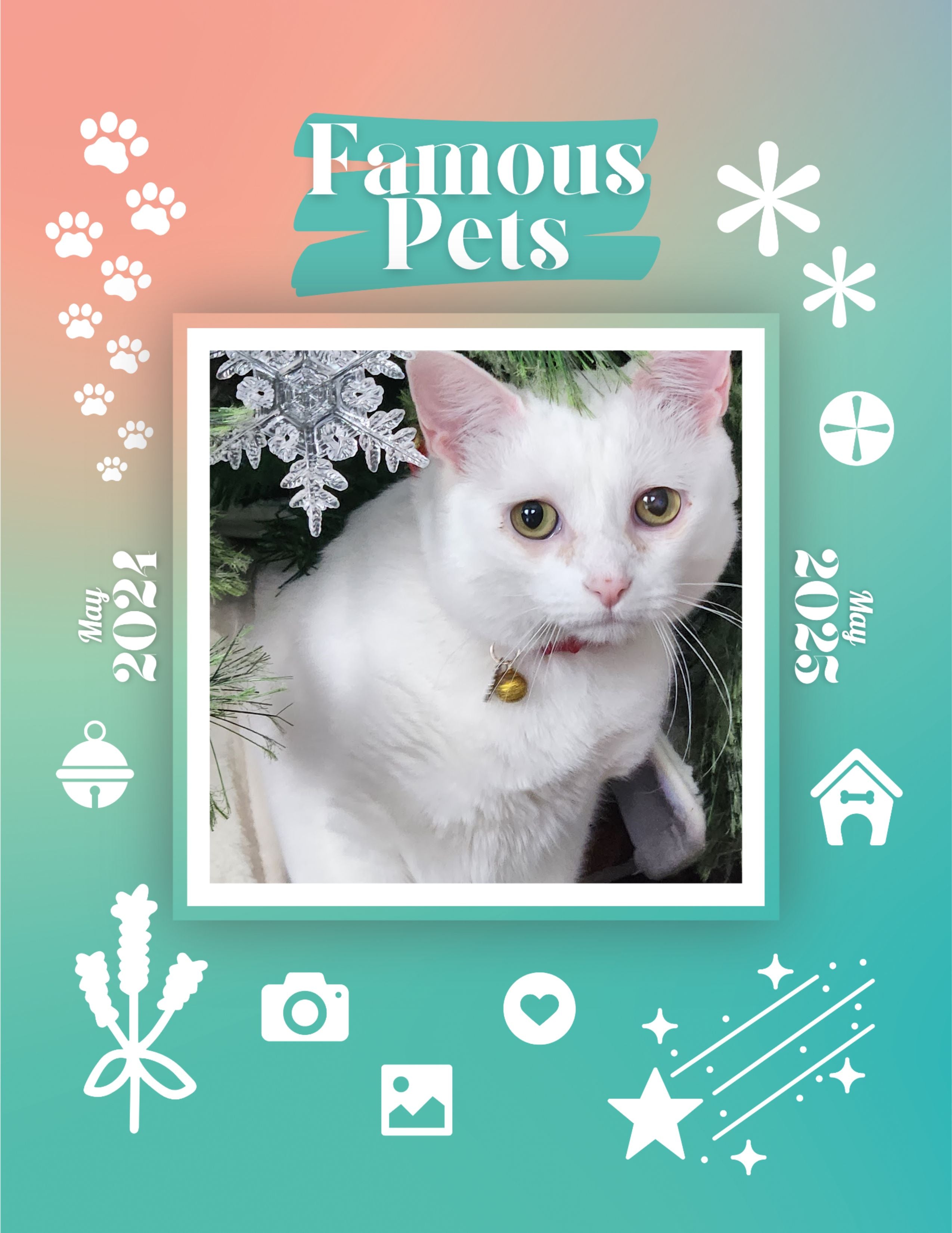 Famous Pets May 2024May 2025 Wall Calendar (PreOrder) Praise My Pet!