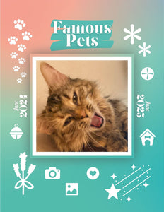 Famous Pets: June 2024-June 2025 Wall Calendar (Pre-Order)