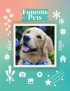 Famous Pets: June 2024-June 2025 Wall Calendar (Pre-Order)