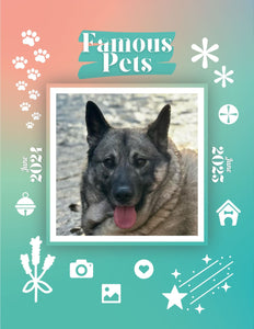 Famous Pets: June 2024-June 2025 Wall Calendar (Pre-Order)