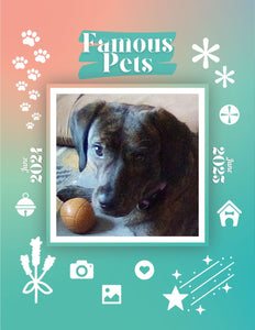 Famous Pets: June 2024-June 2025 Wall Calendar (Pre-Order)