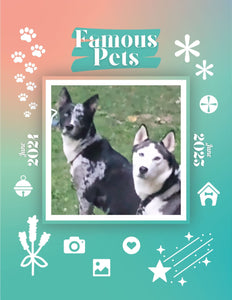 Famous Pets: June 2024-June 2025 Wall Calendar (Pre-Order)