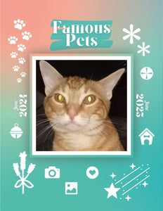 Famous Pets: June 2024-June 2025 Wall Calendar (Pre-Order)