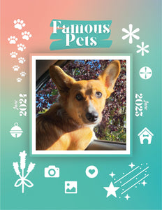 Famous Pets: June 2024-June 2025 Wall Calendar (Pre-Order)