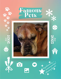 Famous Pets: June 2024-June 2025 Wall Calendar (Pre-Order)