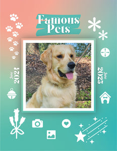 Famous Pets: June 2024-June 2025 Wall Calendar (Pre-Order)