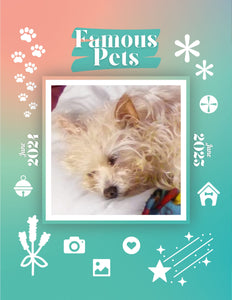 Famous Pets: June 2024-June 2025 Wall Calendar (Pre-Order)