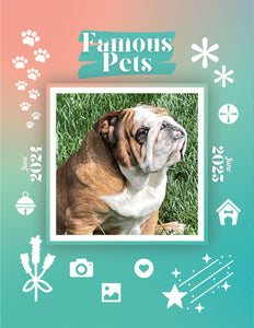 Famous Pets: June 2024-June 2025 Wall Calendar (Pre-Order)