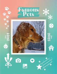 Famous Pets: June 2024-June 2025 Wall Calendar (Pre-Order)