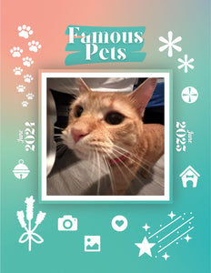Famous Pets: June 2024-June 2025 Wall Calendar (Pre-Order)
