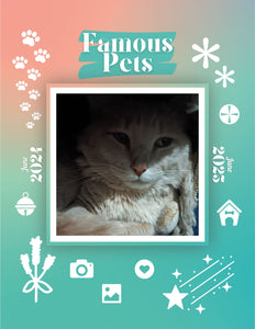 Famous Pets: June 2024-June 2025 Wall Calendar (Pre-Order)