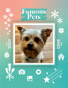 Famous Pets: June 2024-June 2025 Wall Calendar (Pre-Order)