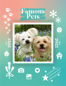 Famous Pets: June 2024-June 2025 Wall Calendar (Pre-Order)
