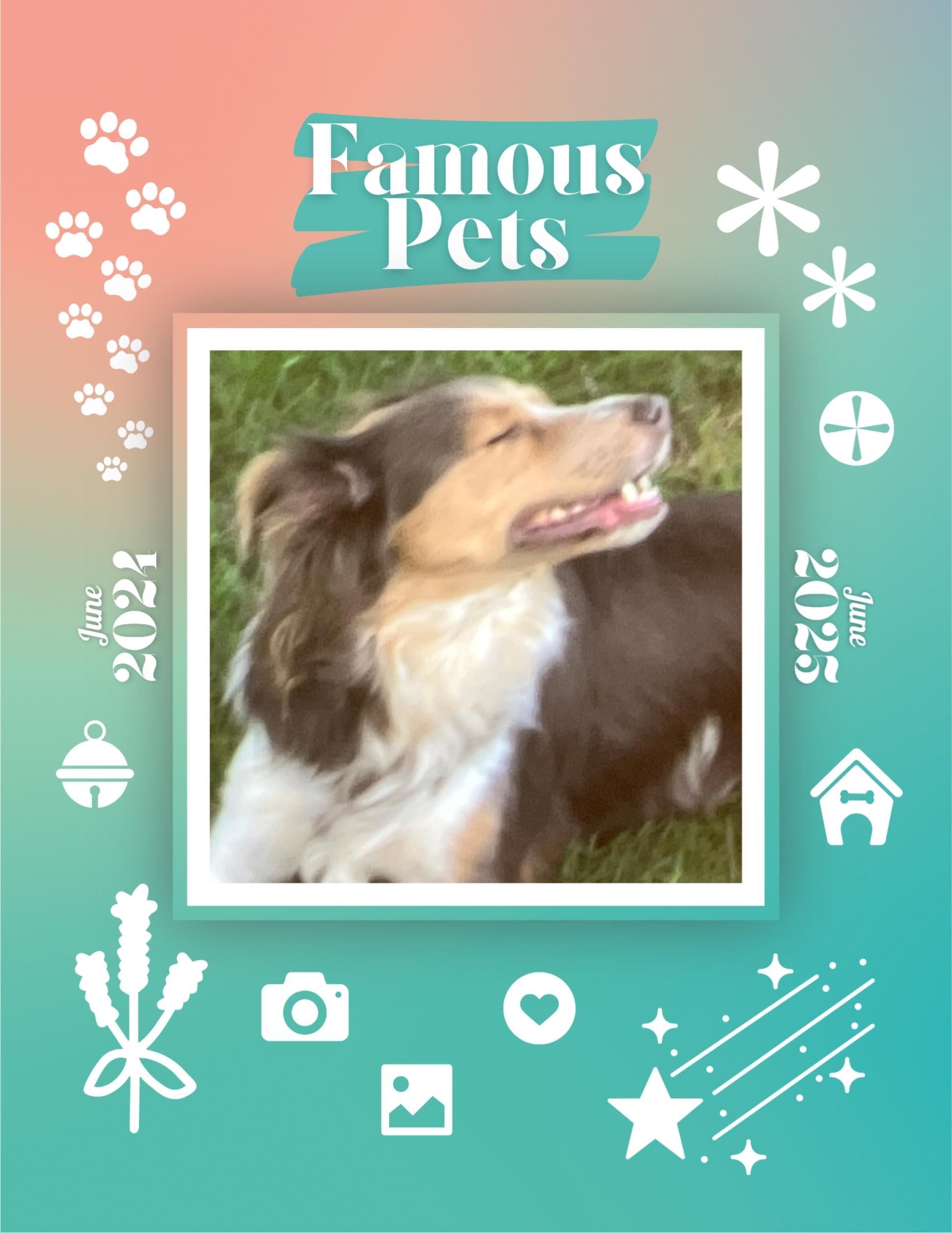 Famous Pets: June 2024-June 2025 Wall Calendar (Pre-Order)