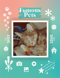 Famous Pets: June 2024-June 2025 Wall Calendar (Pre-Order)