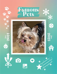 Famous Pets: June 2024-June 2025 Wall Calendar (Pre-Order)