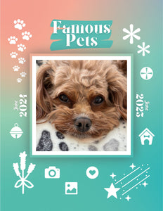 Famous Pets: June 2024-June 2025 Wall Calendar (Pre-Order)
