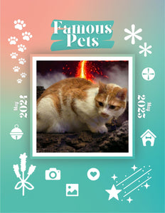 Famous Pets: June 2024-June 2025 Wall Calendar (Pre-Order)
