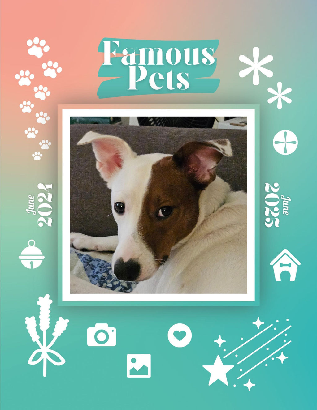 Famous Pets: June 2024-June 2025 Wall Calendar (Pre-Order)