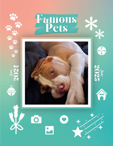 Famous Pets: June 2024-June 2025 Wall Calendar (Pre-Order)