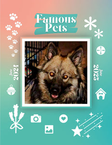 Famous Pets: June 2024-June 2025 Wall Calendar (Pre-Order)