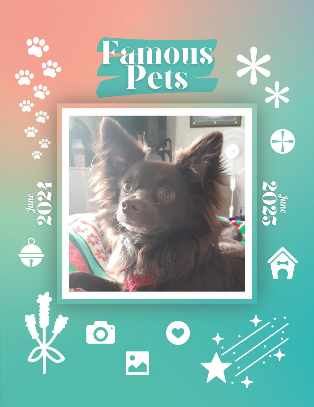 Famous Pets: June 2024-June 2025 Wall Calendar (Pre-Order)