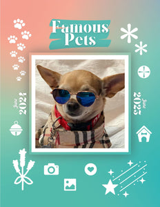 Famous Pets: June 2024-June 2025 Wall Calendar (Pre-Order)