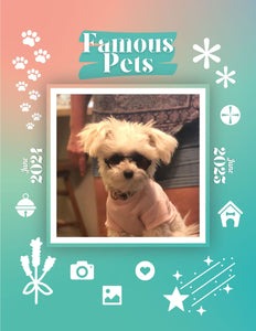 Famous Pets: June 2024-June 2025 Wall Calendar (Pre-Order)