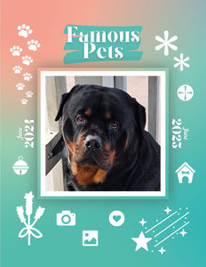 Famous Pets: June 2024-June 2025 Wall Calendar (Pre-Order)