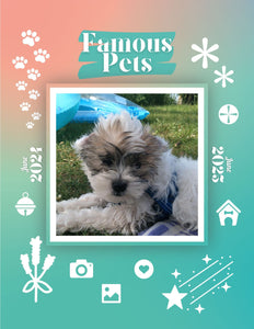 Famous Pets: June 2024-June 2025 Wall Calendar (Pre-Order)