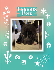 Famous Pets: June 2024-June 2025 Wall Calendar (Pre-Order)
