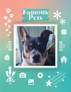 Famous Pets: June 2024-June 2025 Wall Calendar (Pre-Order)